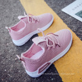 2019 Latest Design Women Sock Shoes Fashion Korean Design Pure Color Breathable Knit Sports Shoes